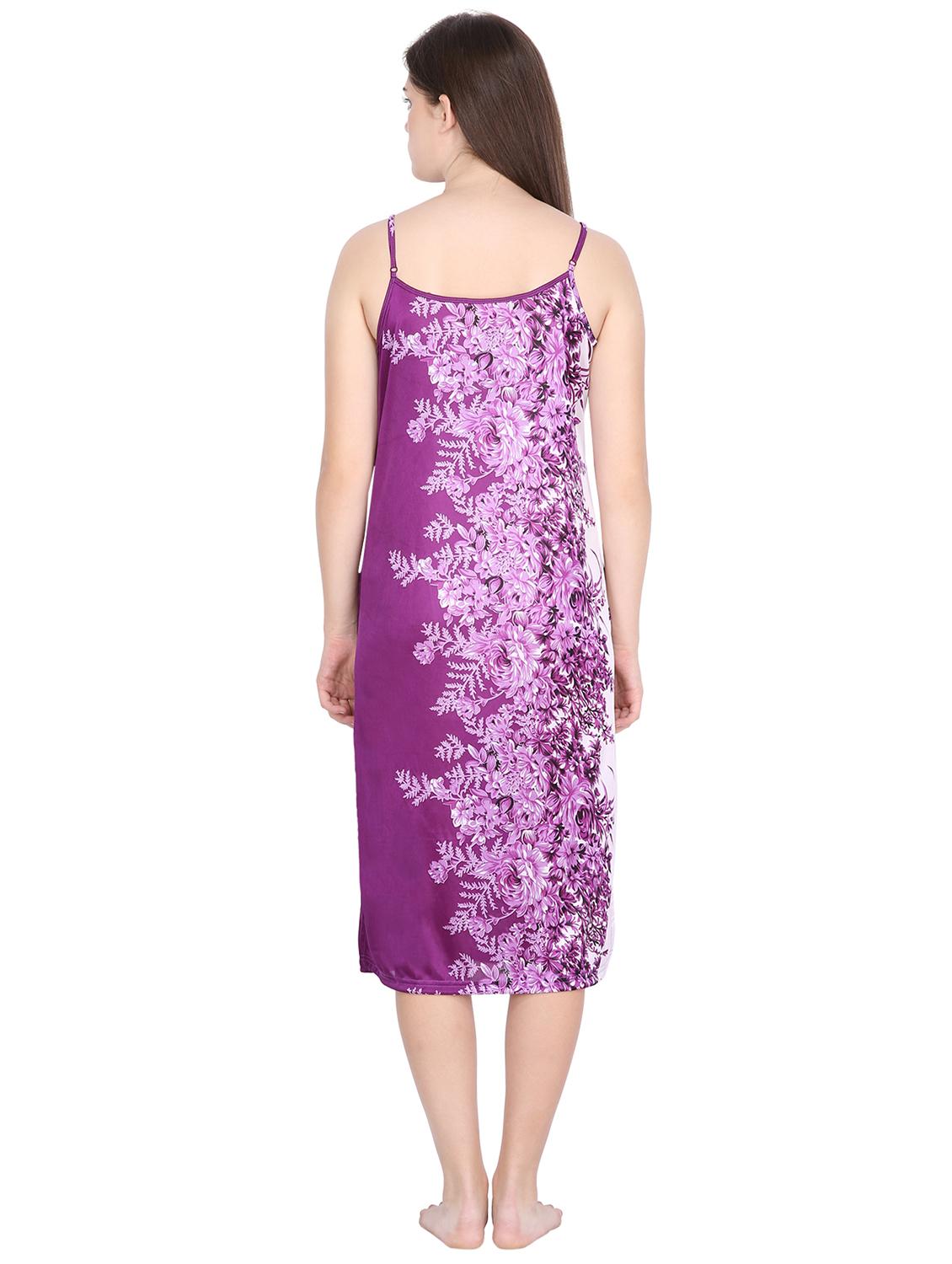 cami neck floral nighty - 16840108 - Standard Image - 2