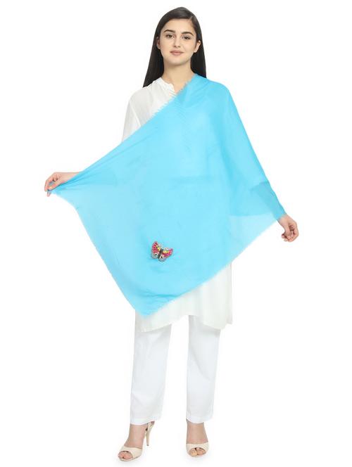 blue viscose scarf - 16843701 -  Standard Image - 0