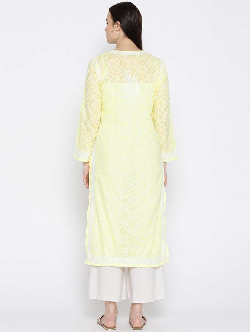 women's straight kurta - 16845030 -  Standard Image - 2
