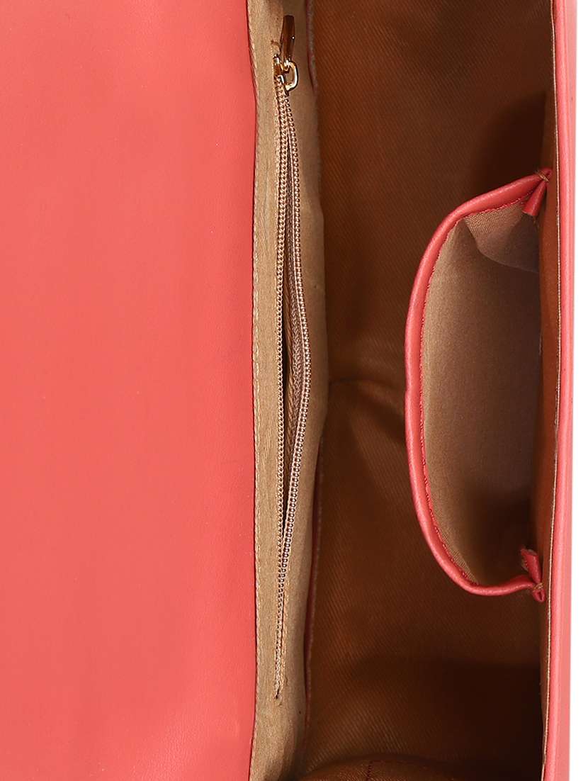 pink leatherette regular sling bag - 16845063 -  Standard Image - 2