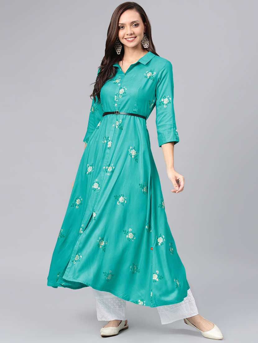 floral a-line kurta