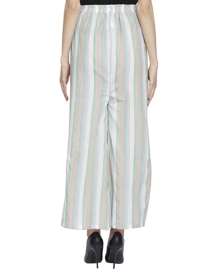 high rise striped palazzo - 16847080 - Standard Image - 2