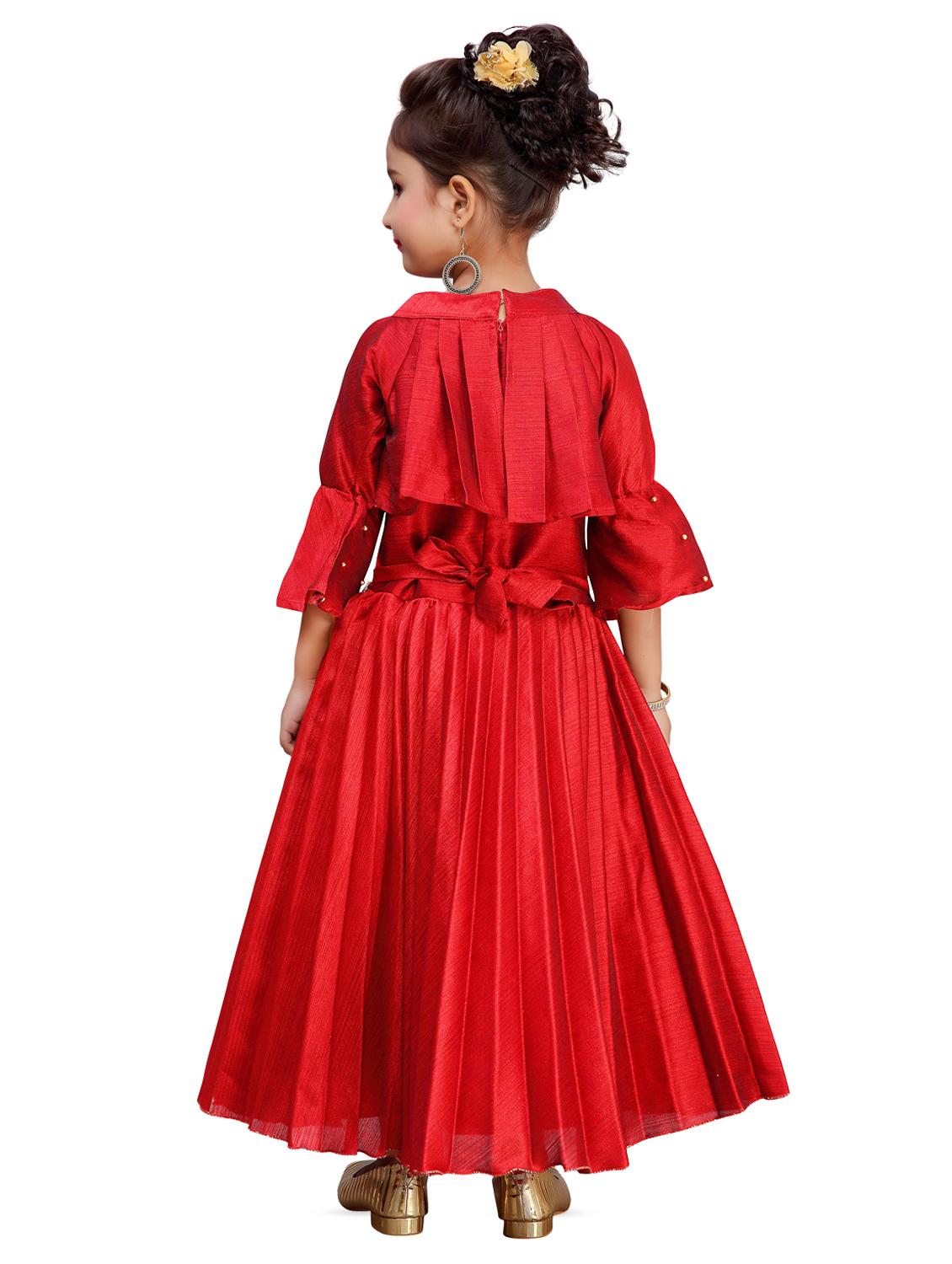 red satin party gown - 16847472 - Standard Image - 2