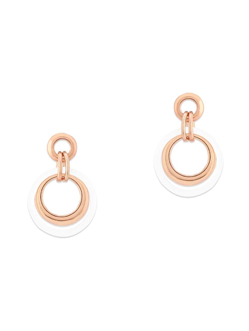 gold metal drop earring