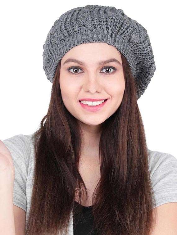 grey cotton cap