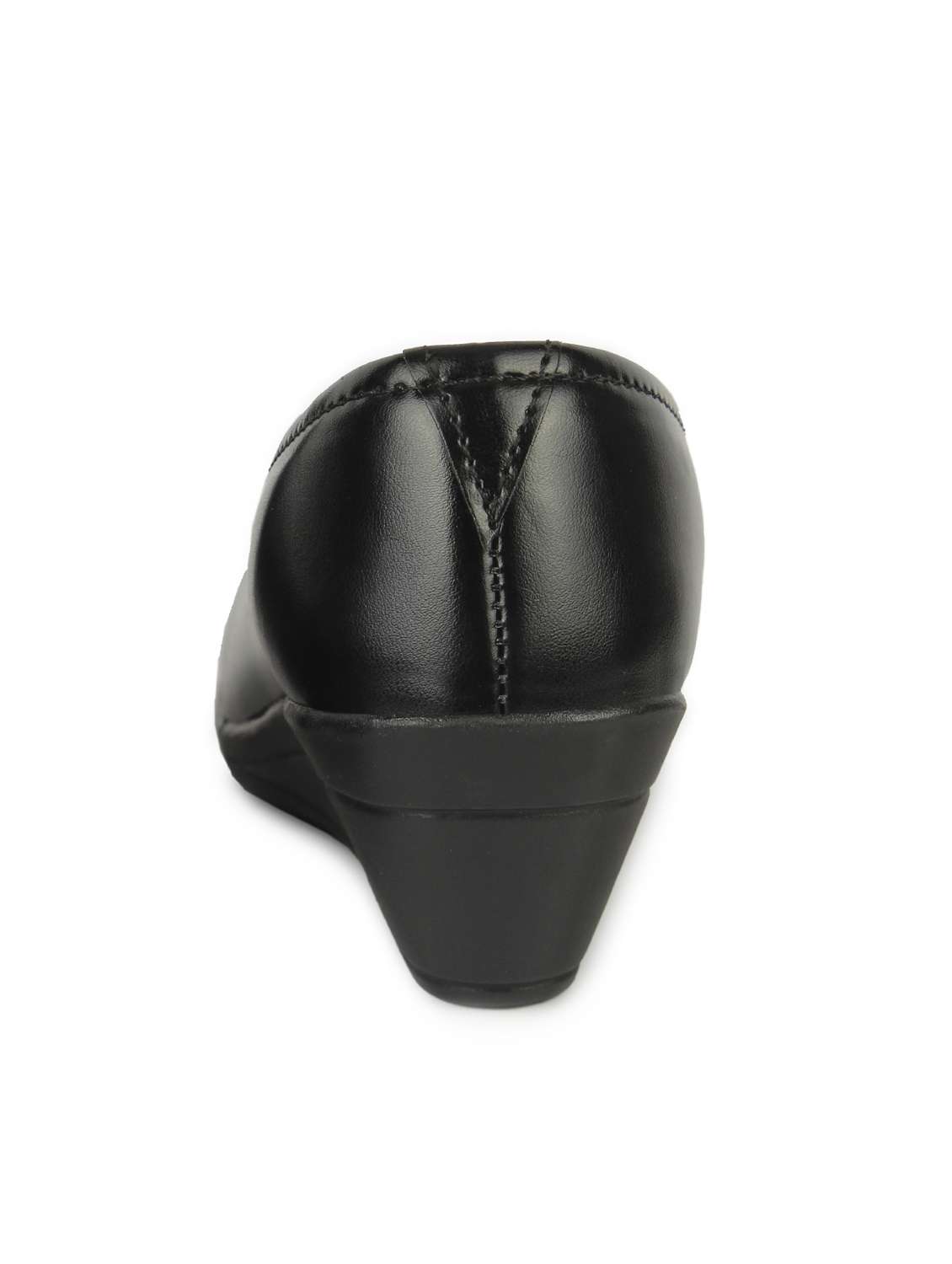 black slip on wedges - 16849060 -  Standard Image - 2