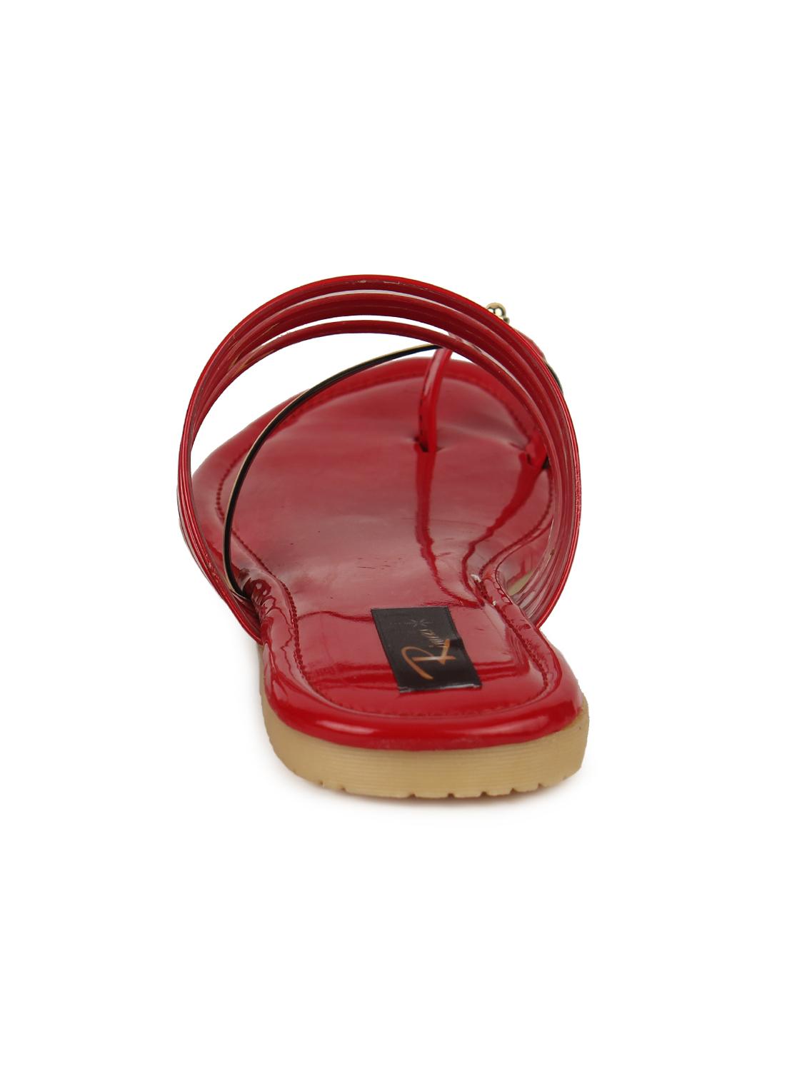 red one toe sandals - 16849065 - Standard Image - 2