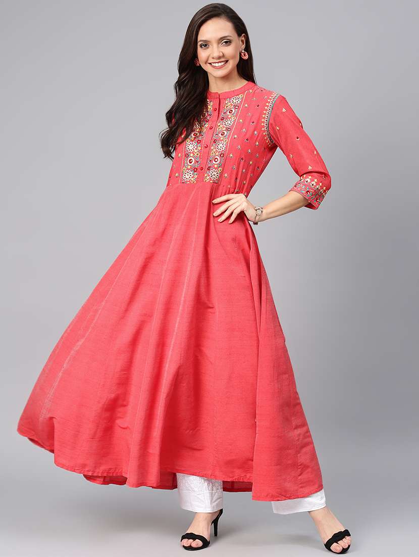 embroidered anarkali kurta 