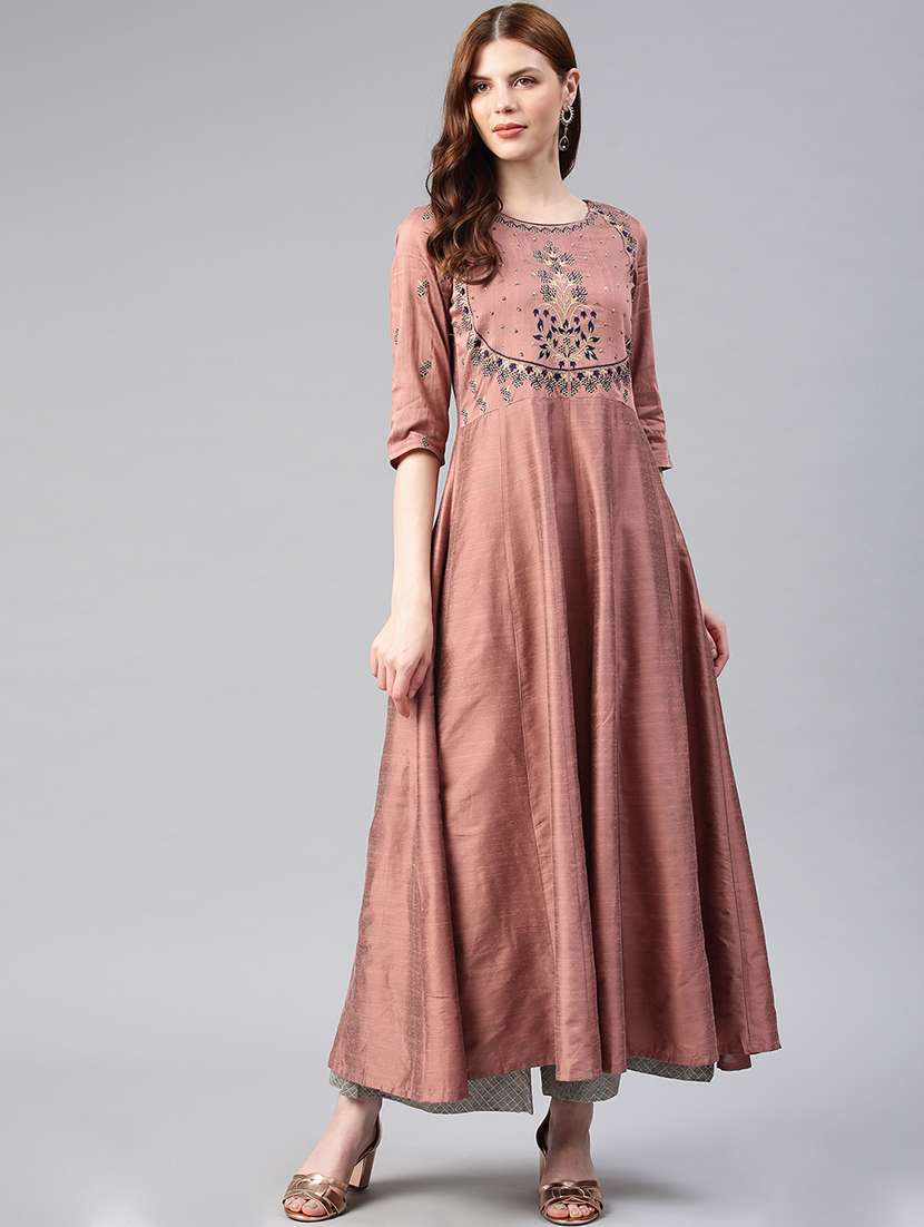 embroidered anarkali kurta 