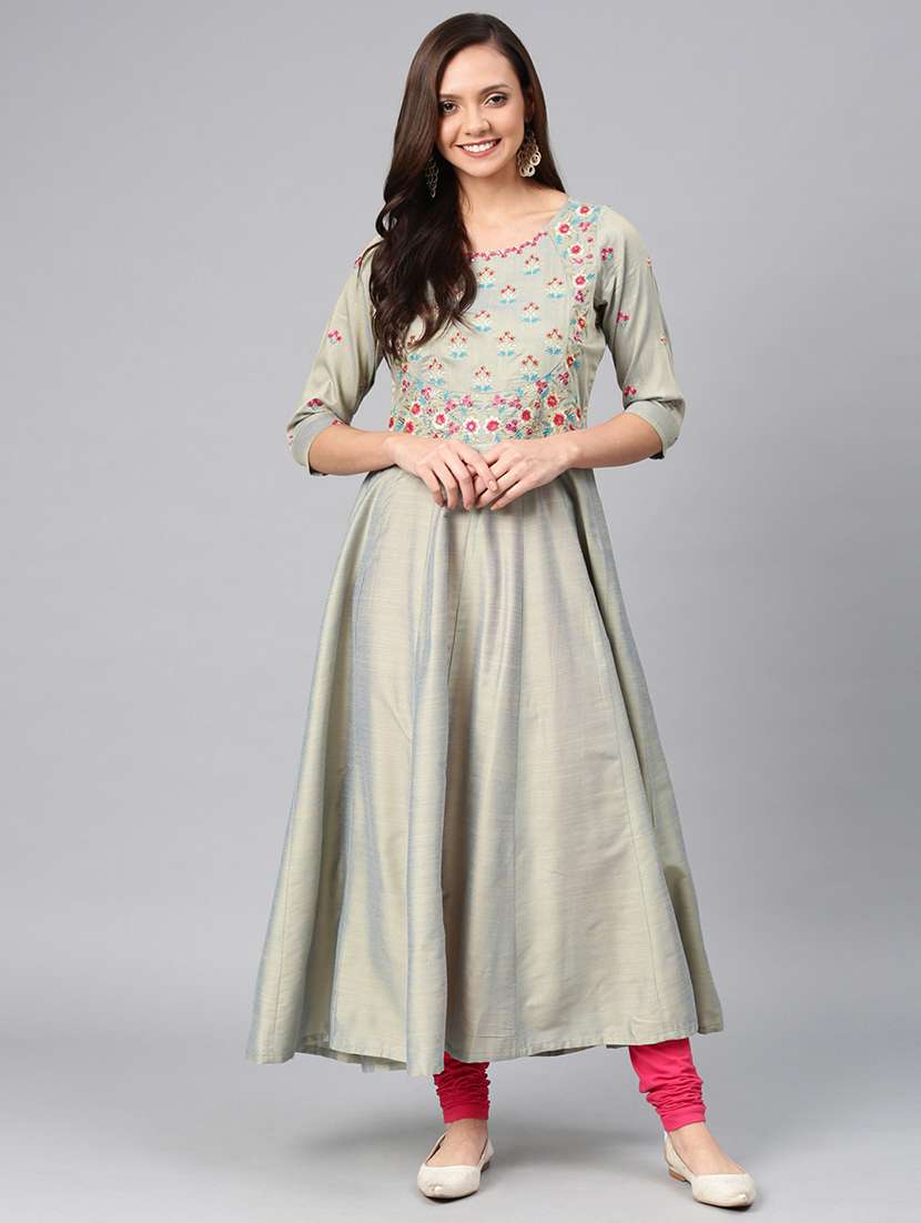 embroidered anarkali kurta