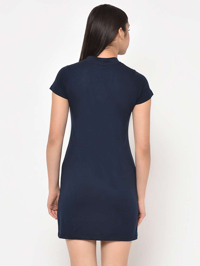 mock neck bodycon dress - 16854954 - Standard Image - 2