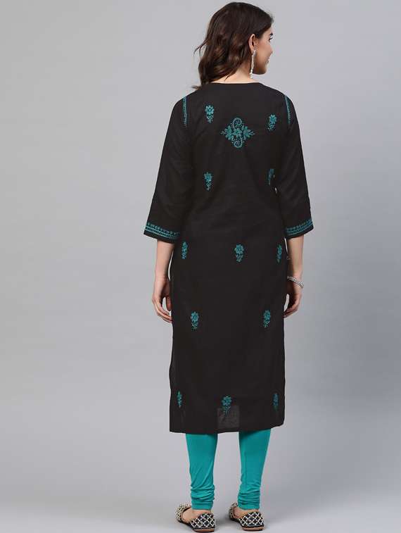 women's straight kurta - 16858752 - Standard Image - 2