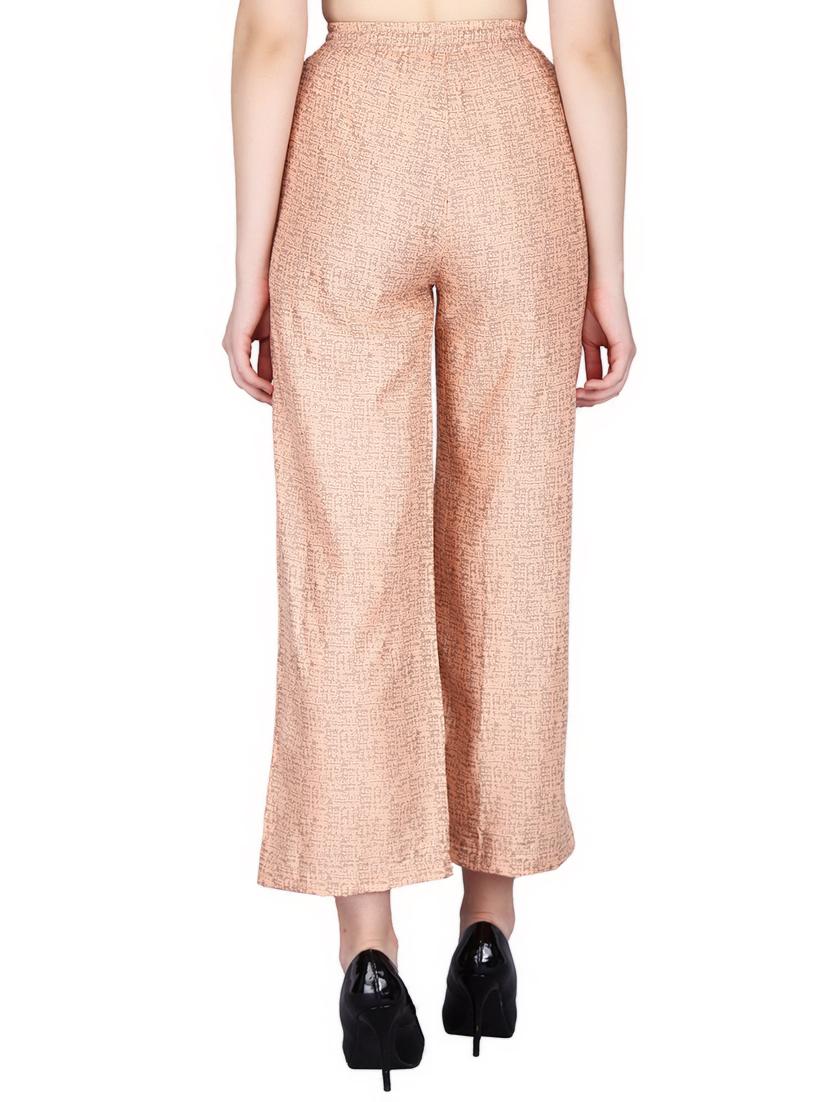 printed straight palazzo - 16860310 - Standard Image - 2