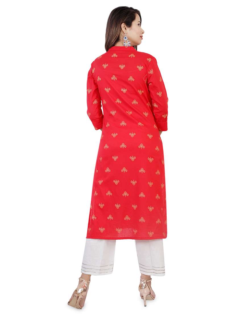 women's straight kurta - 16861991 -  Standard Image - 2