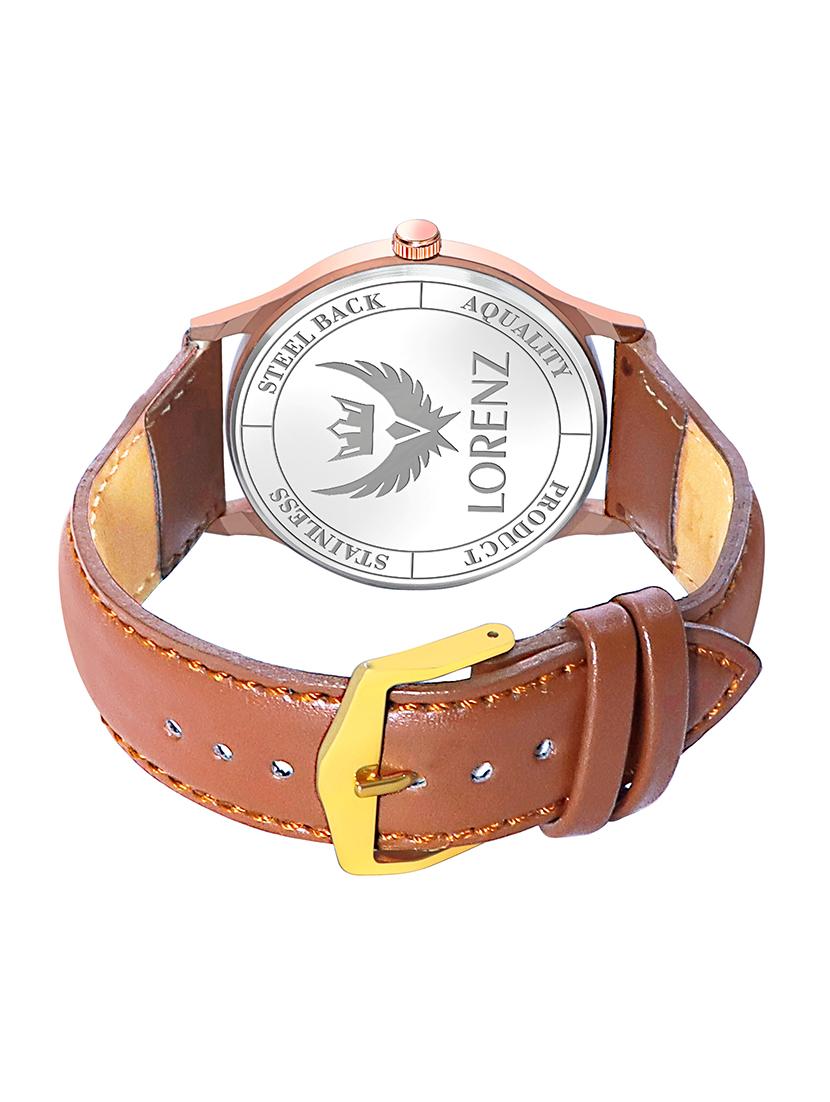 lorenz minimalists designs copper analog watch for men- mk-3026k - 16862834 - Standard Image - 2