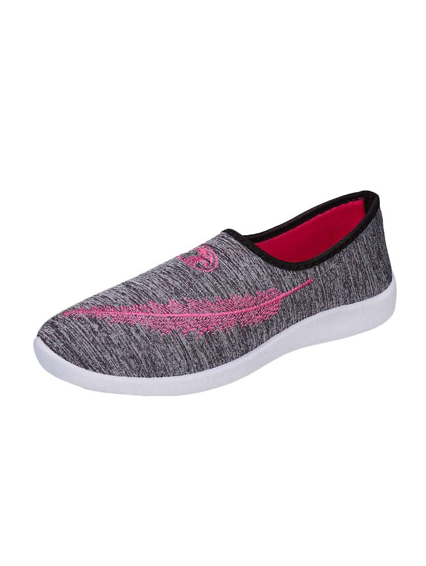 grey slip on casual shoes - 16863708 -  Standard Image - 2