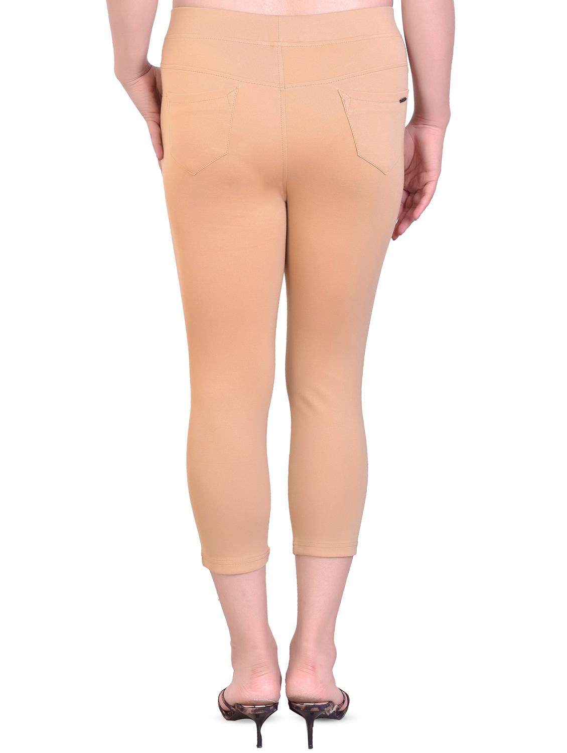 high rise solid capri - 16864347 - Standard Image - 2
