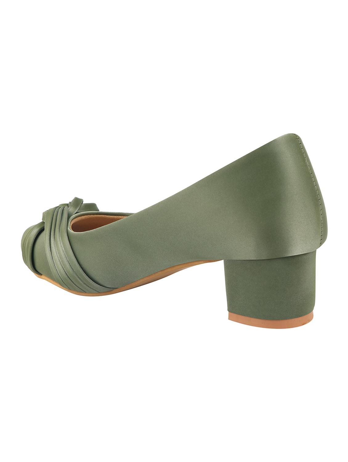 green slip on pumps - 16864535 - Standard Image - 2