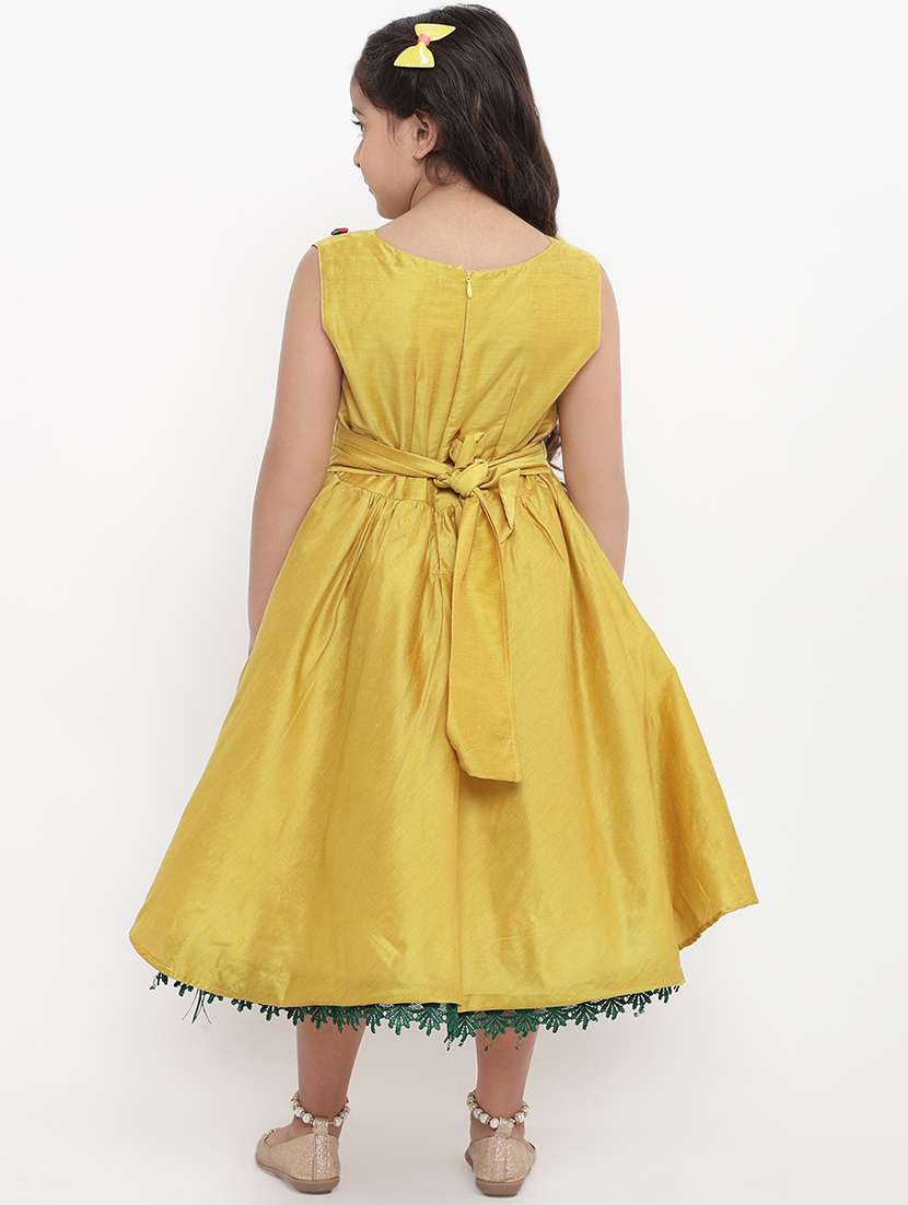yellow cotton frock - 16866424 -  Standard Image - 2