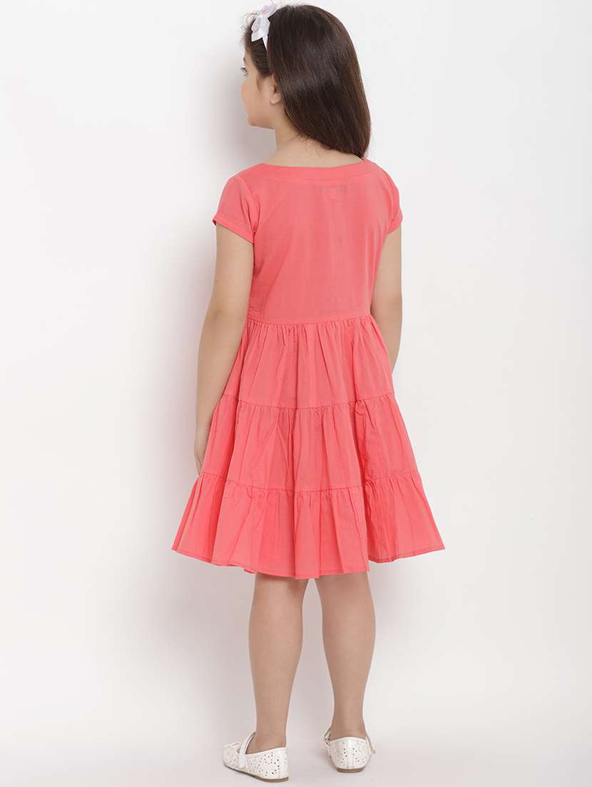 pink cotton frock - 16866430 - Standard Image - 2