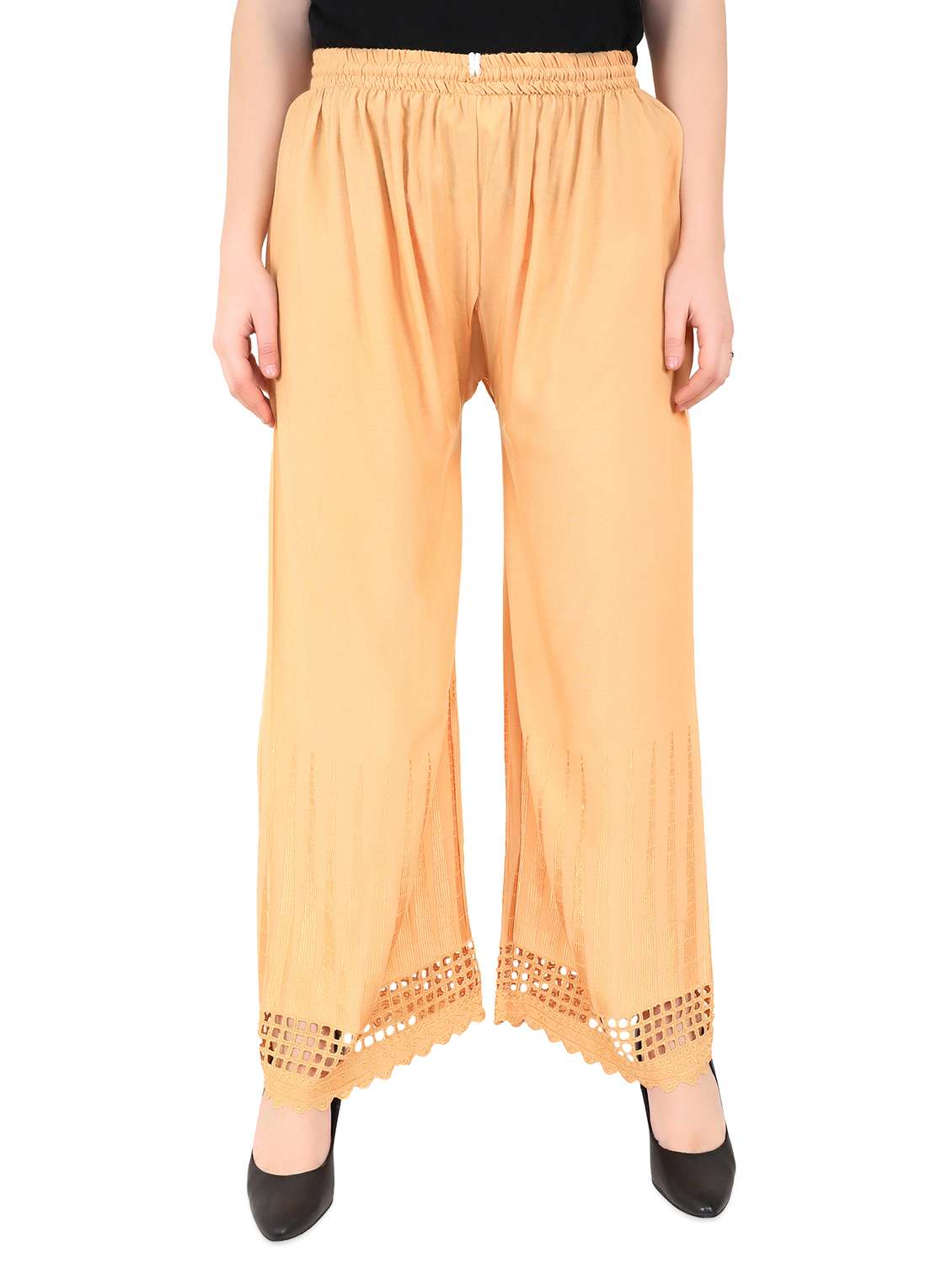 solid cullottes palazzo