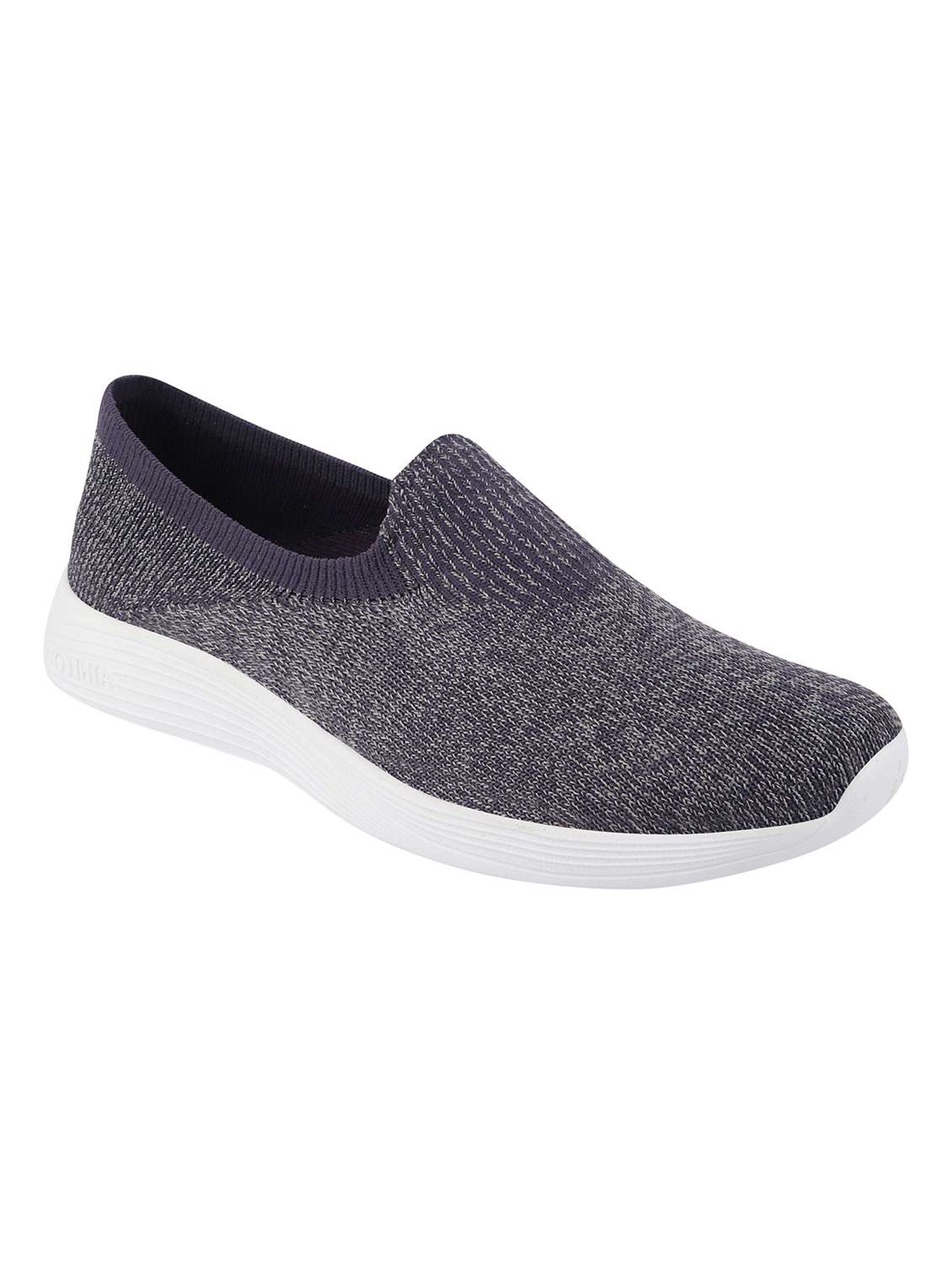 blue slip on sports shoes