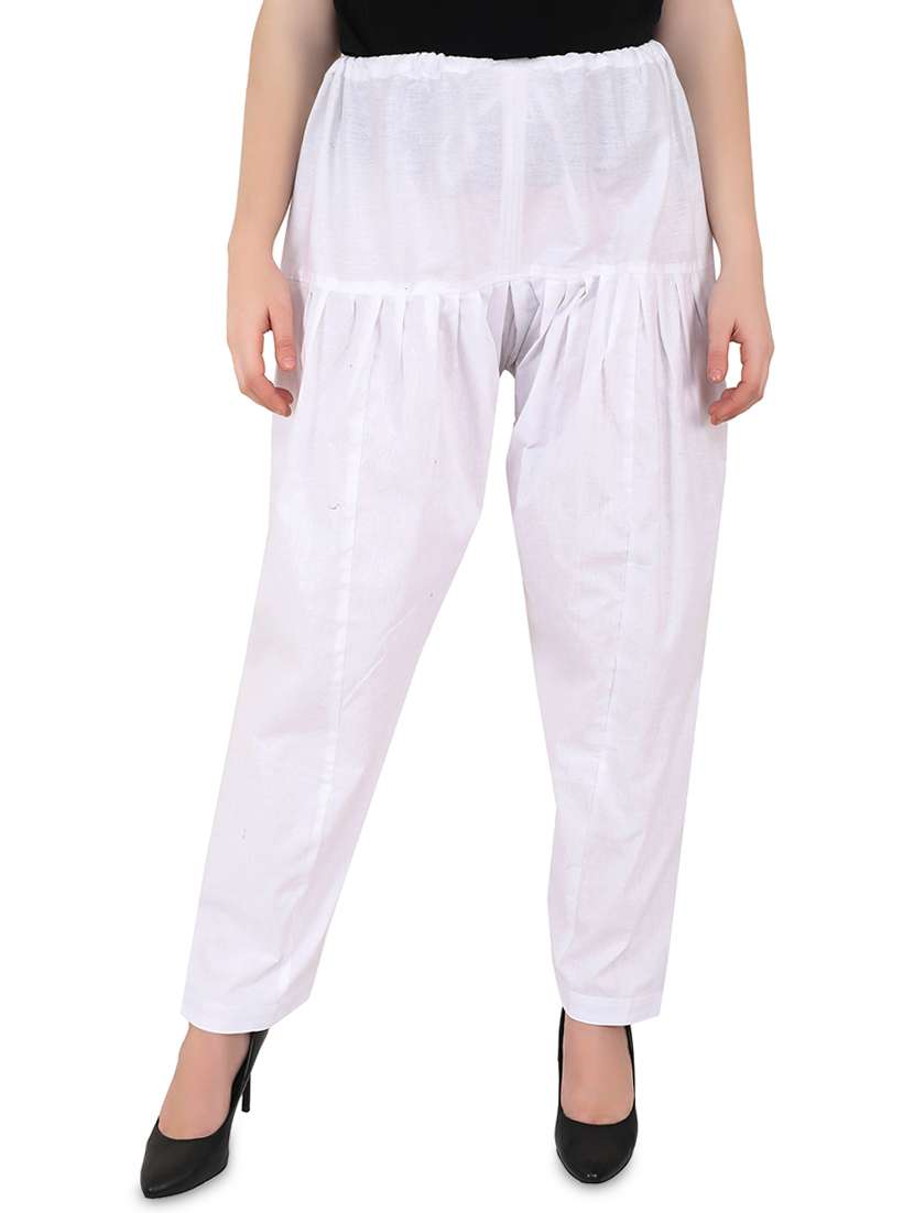 white solid patiyala salwar