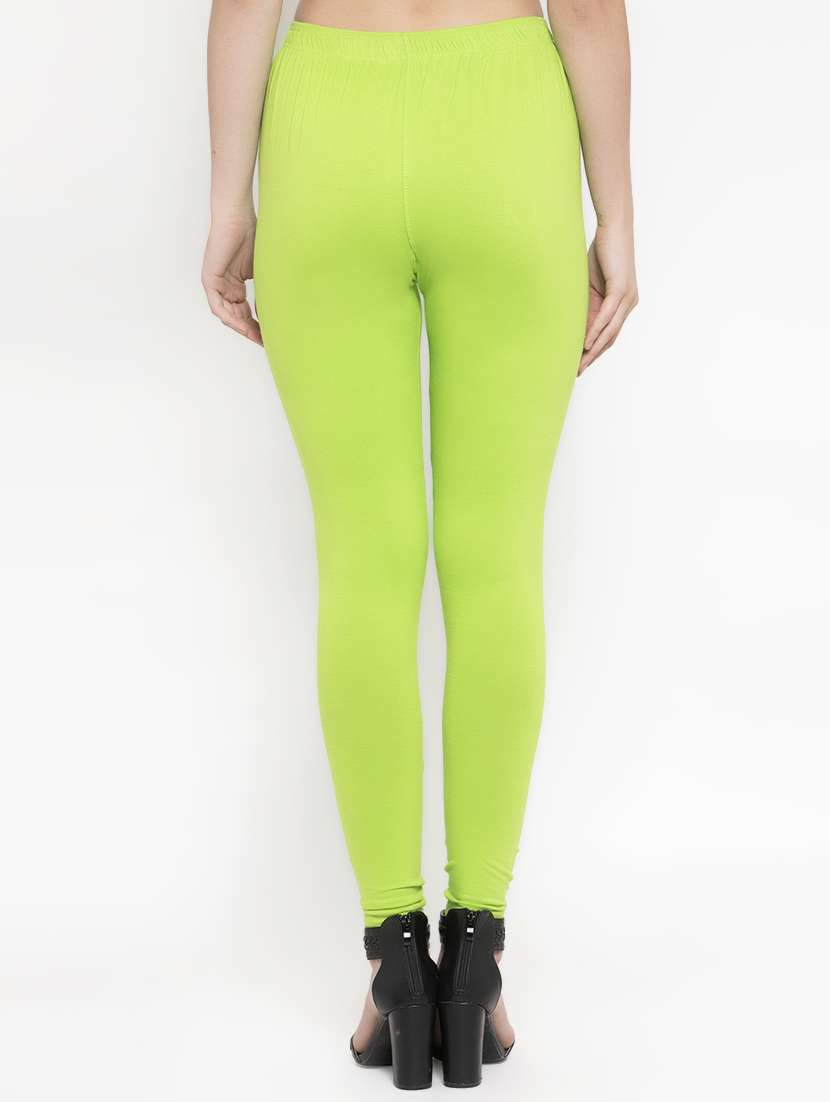 green solid churidar - 16869412 -  Standard Image - 2