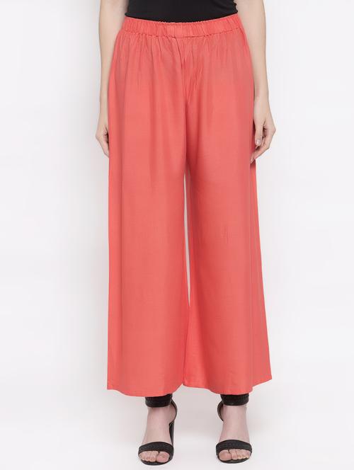 solid cullottes palazzo - 16869450 - Standard Image - 0