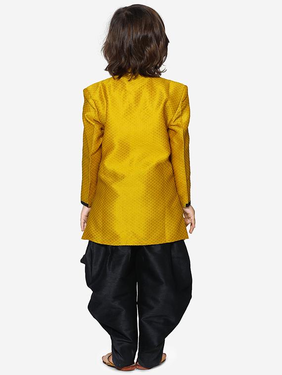 yellow silk kurta sets - 16871525 - Standard Image - 2