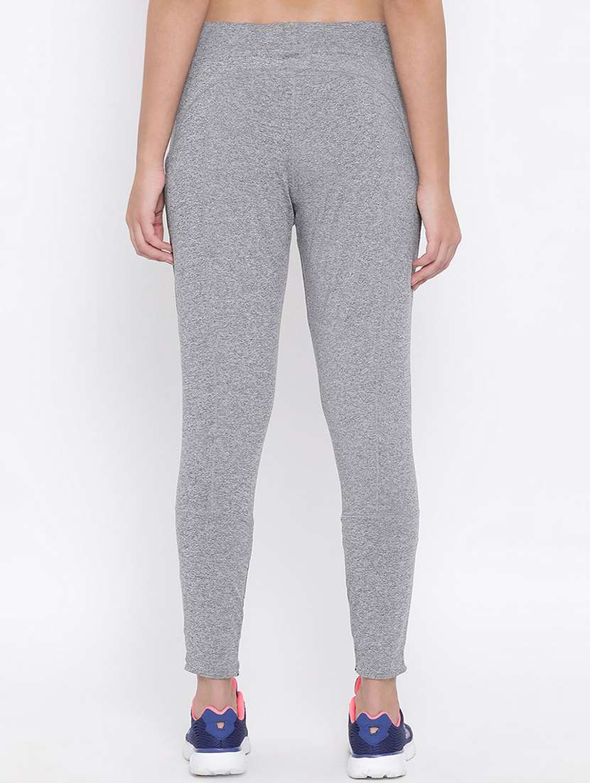 mid rise melange track pant - 16872928 - Standard Image - 2
