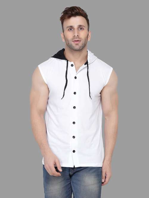 white solid t-shirt - 16873144 - Standard Image - 0