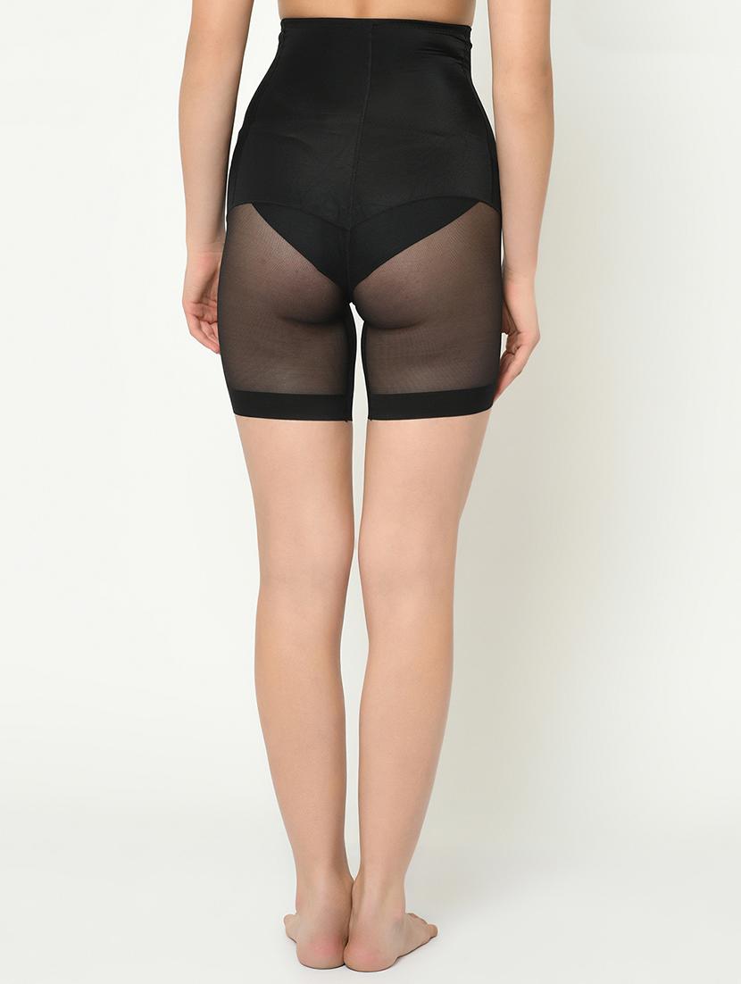 black poly spandex shaper thighs shapewear - 16873697 - Standard Image - 2