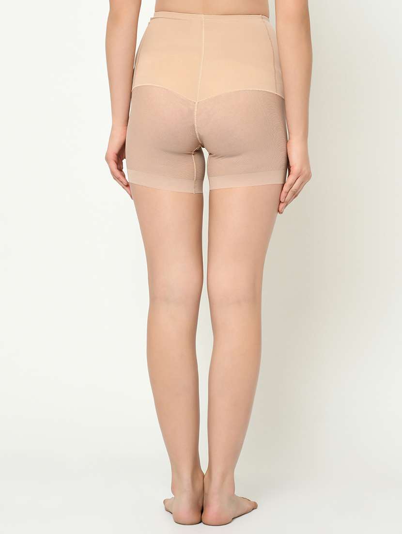 beige poly spandex shaper thighs shapewear - 16873701 - Standard Image - 2