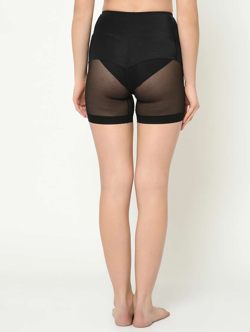 black poly spandex shaper thighs shapewear - 16873702 - Standard Image - 2