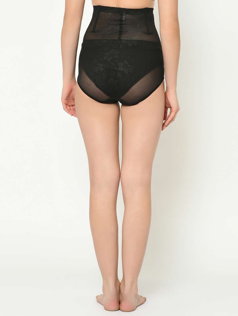 black poly spandex shaper brief shapewear - 16873704 -  Standard Image - 2