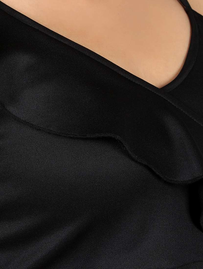 Women's Crop V Neck Top