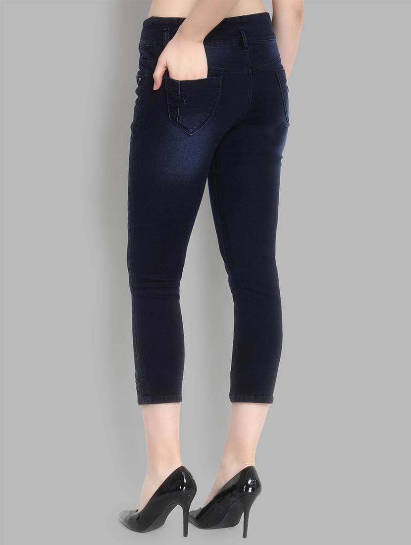 high rise stone washed jeans - 16878839 - Standard Image - 2