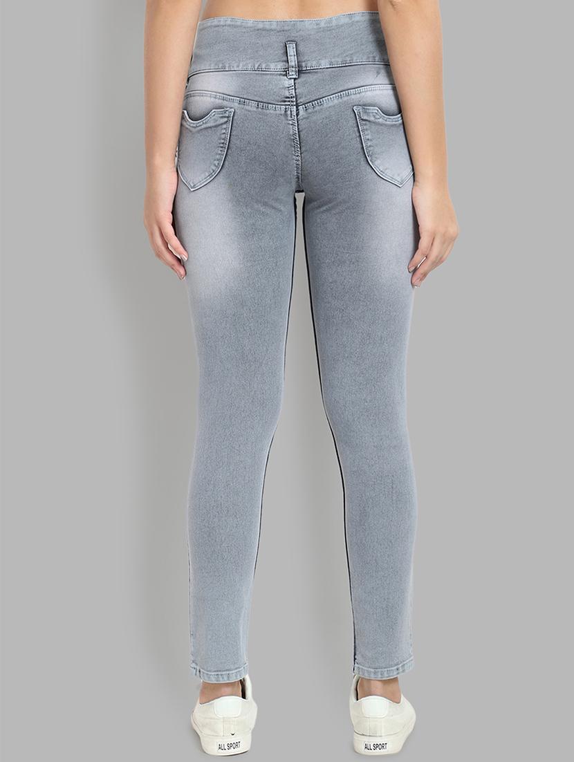 mid rise stone washed jeans - 16878851 - Standard Image - 2