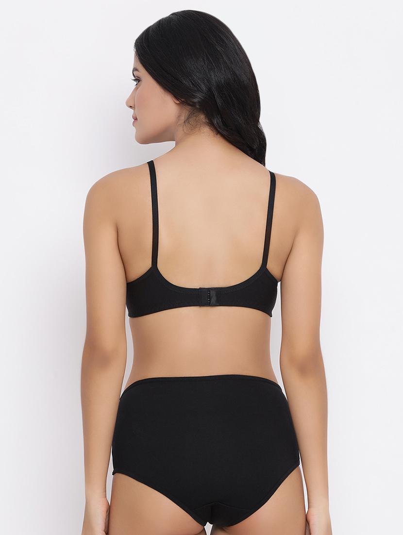 bow patch t-shirt bra and hipster panty set - 16879483 - Standard Image - 2