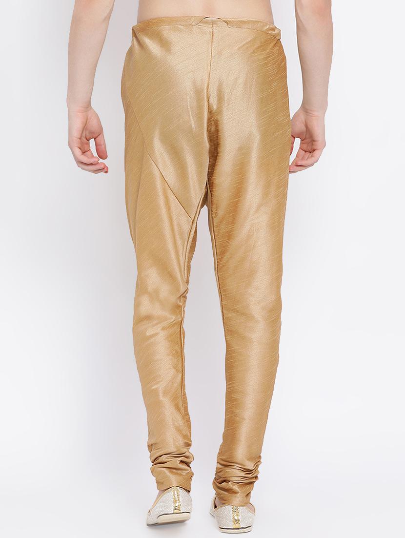 beige solid churidar pyjama - 16882400 - Standard Image - 2