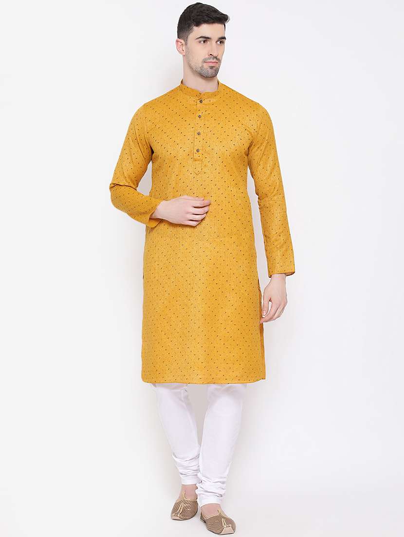 men printed kurta churidar ethnic wear set - 16883497 -  Zoom Image - 0