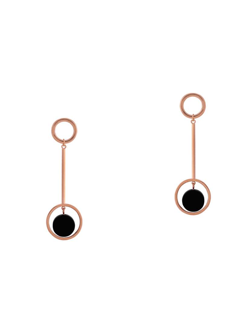 black metal drop earring - 16884141 - Zoom Image - 0