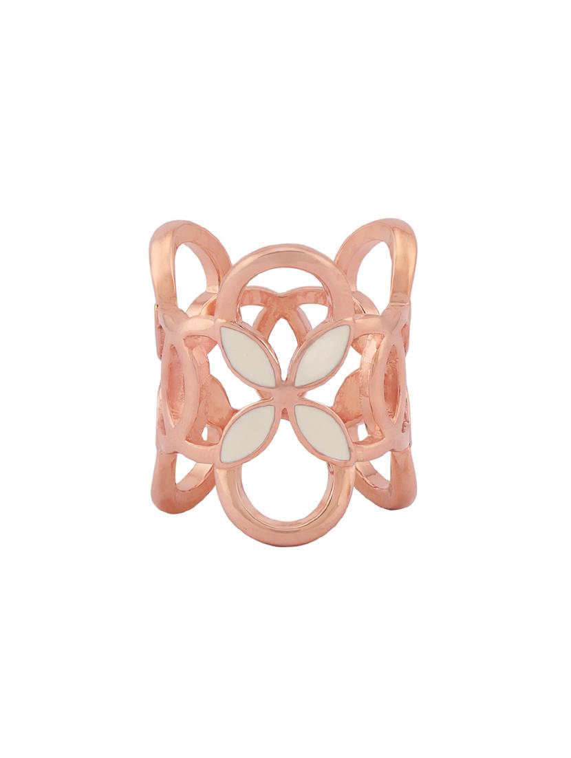 white metal finger ring - 16884157 - Zoom Image - 0