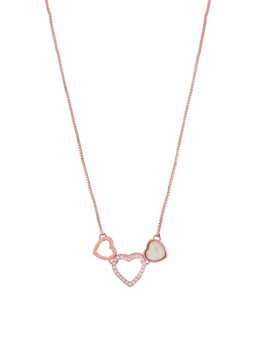 pink rose gold  chain pendant - 16884190 -  Standard Image - 0