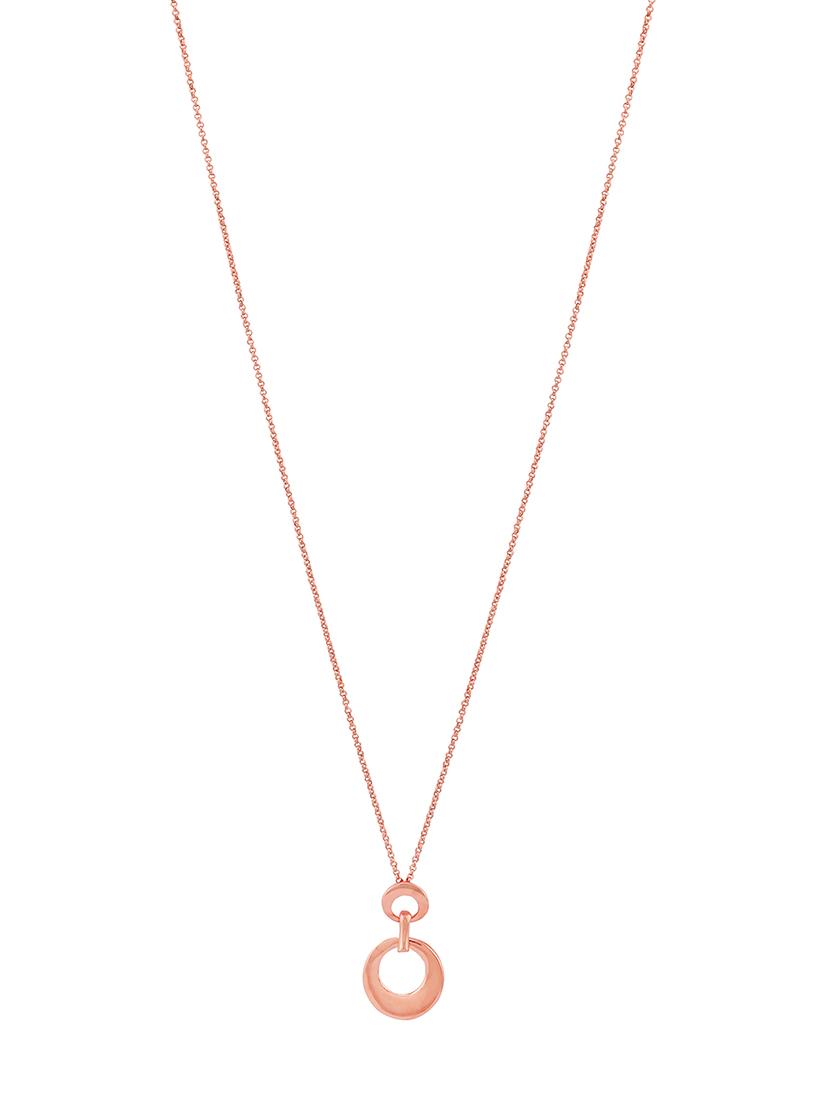 pink rose gold chain pendant - 16884194 - Zoom Image - 0