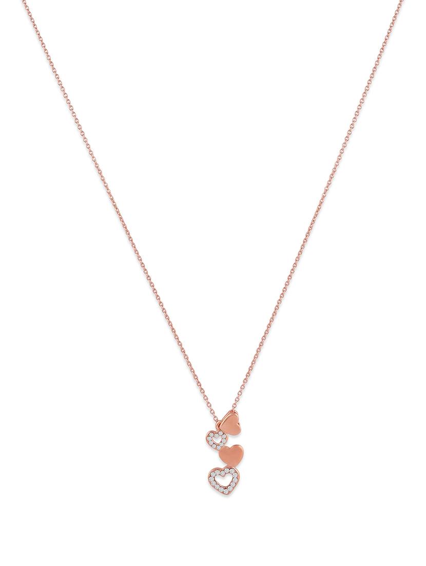 pink rose gold  chain pendant - 16884200 -  Zoom Image - 0