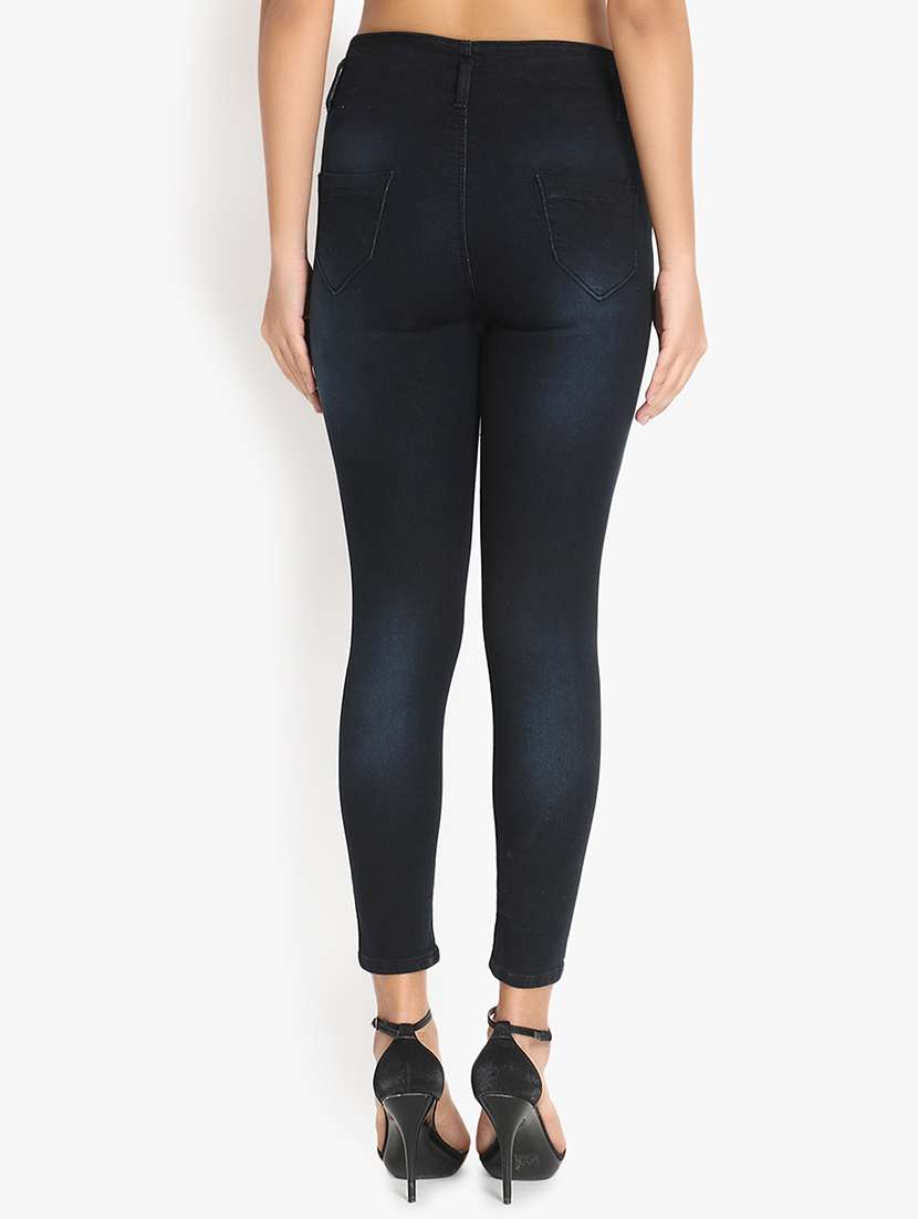 high rise distressed jeans - 16884887 - Standard Image - 2