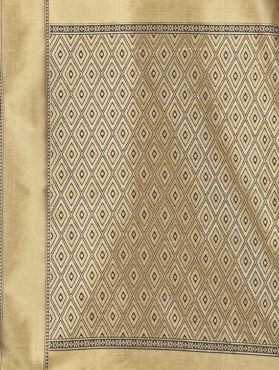 ethnic motif banarasi saree with blouse - 16887267 -  Standard Image - 2