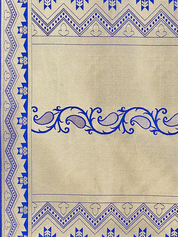 ethnic motif banarasi saree with blouse - 16887271 - Standard Image - 2